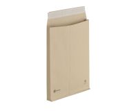 Bolsa con fuelle 3 cm kraft marrón 260 x 330 mm Bruneau 120 g sin ventana - Caja de 50