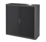 Armoire à rideaux démontable Officeo 104 x 110 corps anthracite