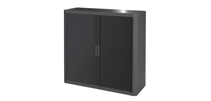 Armoire à rideaux démontable Officeo 104 x 110 corps anthracite