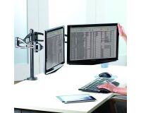 Brazo ergonómico flexible Fellowes Professional para 2 pantallas