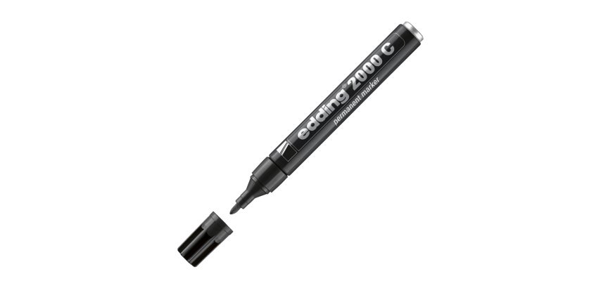 Marqueur permanent Edding 2000C pointe ogive de 1,5 à 3 mm