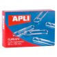 Clips Galvanizados nº4 50 mm Apli Caja de 80