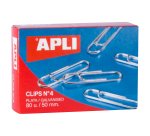 Clips Galvanizados nº4 50 mm Apli Caja de 80