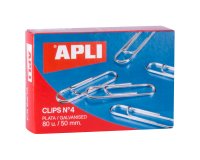 Clips Galvanizados nº4 50 mm Apli Caja de 80