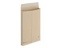 Bolsa con fuelle 3 cm kraft marrón reforzado 275 x 365 mm Bruneau 120 g sin ventana - Caja de 50