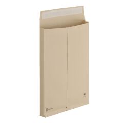 Pack of 50 envelopes without window 275 x 365 mm accordion 3 cm