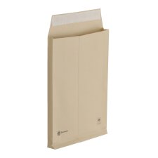 Doos van 200 zak-enveloppen in gewapend bruin kraft papier 120g - 229 x 324 mm