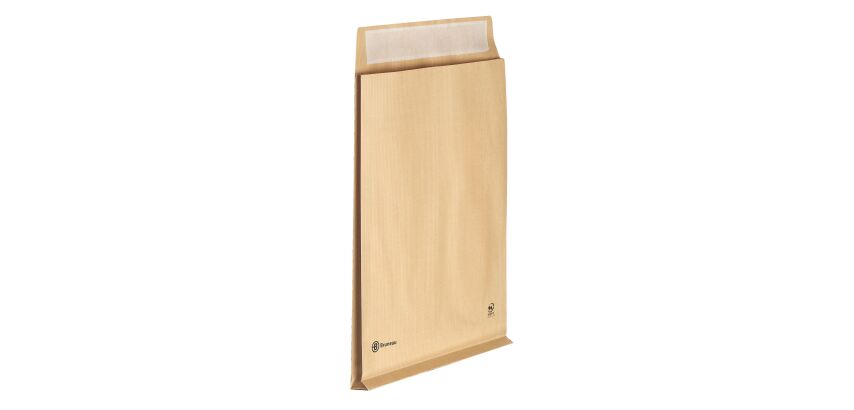 Box of 200 envelopes in reinforced brown kraft paper 120g