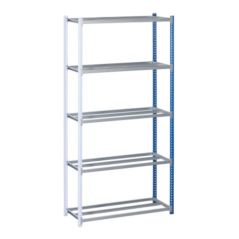 Estantería industrial Pro modelo adicional alto 250 cm ancho 125 cm x fondo 40 cm azul