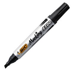 Rotulador permanente Bic Marking 2300 punta biselada Negro