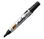 Marqueur permanent Bic 2300 pointe biseautée de 3,1 à 5,3 mm noir