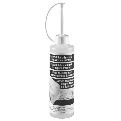 Lubricant oil for paper shredder