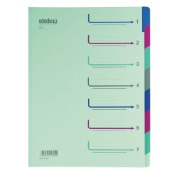 Trieur carte Extendos 7 divisions couleur