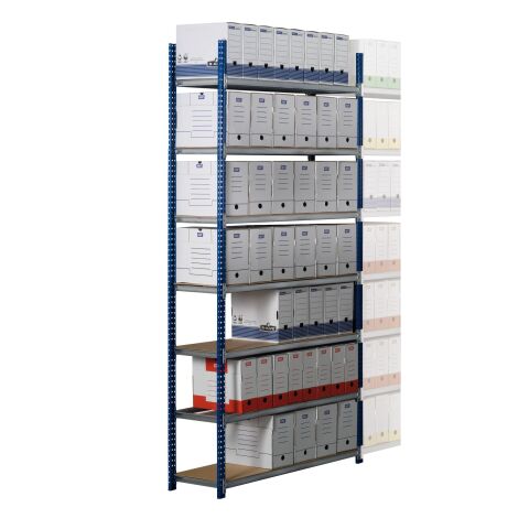 Estantería Archiv'Pro simple módulo inicial ancho 150 cm, Alto 200 cm