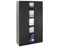 Wardrobe with monobloc curtains Generic H 198 x W 120 black body and curtains