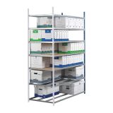 Rayonnage Archiv’P double suivant H 200 x L100
