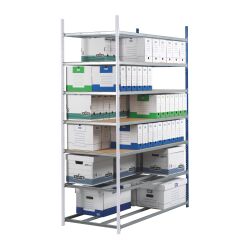 Rayonnage Archiv’P double suivant H 200 x L100