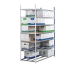 Rayonnage Archiv’P double suivant H 200 x L 150