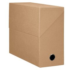 Boîte de classement carton Oxford dos 12 cm couleur