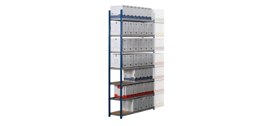 Rayonnage Archiv’Pr simple suivant H 200 x L100