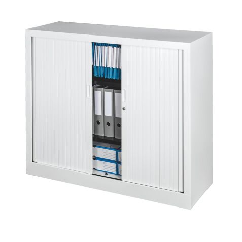 Armoire basse à rideaux monoblocs Généric 100 x 120 cm