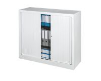 Armoire basse à rideaux monoblocs Généric 100 x 120 cm