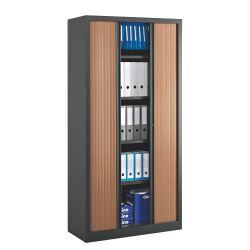 Armoires à rideaux Eco-conçue Décor Monobloc H 198 x L 100