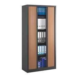 Armoires à rideaux Eco-conçue Décor Monobloc H 198 x L 100