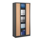 Armoires à rideaux Eco-conçue Décor Monobloc H 198 x L 100