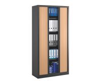 Armoires à rideaux Eco-conçue Décor Monobloc H 198 x L 100