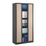 Armoires à rideaux Eco-conçue Décor Monobloc H 198 x L 100