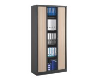 Armoires à rideaux Eco-conçue Décor Monobloc H 198 x L 100