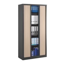 Armoires à rideaux Eco-conçue Décor Monobloc H 198 x L 100