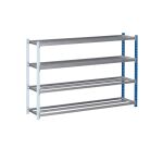 Rayonnage professionnel à tablettes métal simple suivant H 100 x L150