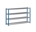 Rayonnage professionnel à tablettes métal simple départ H100 x L 103