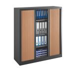 Armoires à rideaux Eco-conçue Décor Monobloc H 136 x L 120