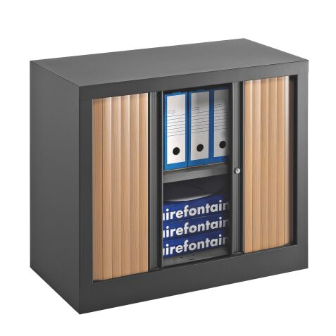 Armoires à rideaux Eco-conçue Décor Monobloc H 70 x L80