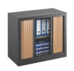 Armoires à rideaux Eco-conçue Décor Monobloc H 70 x L80