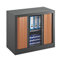 Armoires à rideaux Eco-conçue Décor Monobloc H 70 x L 120