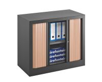 Armoires à rideaux Eco-conçue Décor Monobloc H 70 x L 120