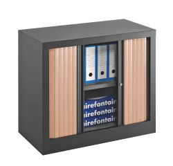 Armoires à rideaux Eco-conçue Décor Monobloc H 70 x L 120
