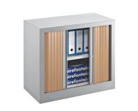 Armoires à rideaux Eco-conçue Décor Monobloc H 70 x L80