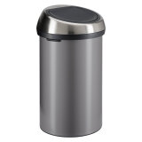 Vuilnisbak 60 liter Brabantia Touch Bin rond inow