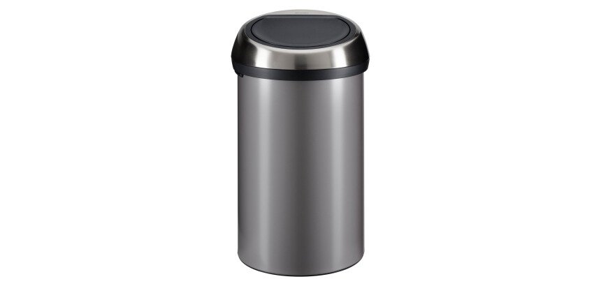 Poubelle 60 litres Brabantia Touch Bin ronde