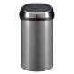 Poubelle 60 litres Brabantia Touch Bin ronde, inox