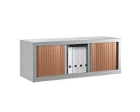 Réhausse à rideaux Eco-conçue Décor Monobloc merisier H 44 x L 120