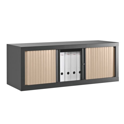 Tambour extension monoblock Eco Decor H 44 x W 120 cm body anthracite