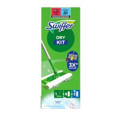 Kit Mopa Swiffer + 8 recambios de toallitas para suelos