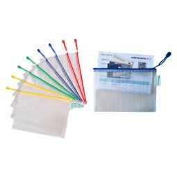 Sleeve with zipper A6 Tarifold landscape - pack of 8
