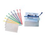 Bolsas de documentos Tarifold A6 reforzados con cremallera Tarifold Colores surtidos Paquete de 8 Bolsas